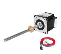 YEJMKJ Nema 23 Stepper Motor TR8x8 250mm with T8 Lead Screw 2 Phase 1.8 ° High Torque 1.1Nm (155.77oz·in) Bipolar 4.2A 0.65Ω 55mm 57 Step Motor 4-Wire Connector Cable 1M for 3D Printer DIY Robot CNC