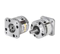 YEJMKJ Ratio 10:1 Planetary Gearbox for Nema 17 Stepper Motor 42-40mm Backlash 15 arcmin Input Shaft 10.8mm φ5mm Planetary Reducer for 86 Step Motor incl. 4 Screw 2 Plug 1 Key CNC 3D Printer Lathe