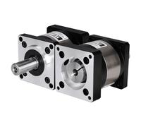 YEJMKJ Ratio 10:1 Planetary Gearbox for Nema 23 Stepper Motor 57-67mm Backlash 15 arcmin Input Shaft 21mm φ6.35mm Planetary Reducer for 57 Step Motor incl. 4 Screw 2 Plug 1 Key CNC 3D Printer Lathe