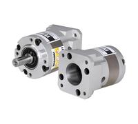 YEJMKJ Ratio 20:1 Planetary Gearbox for Nema 17 Stepper Motor 42-51mm Backlash 20 Arcmi Input Shaft 10.8mm φ5mm Planetary Reducer for 86 Step Motor incl. 4 Screw 2 Plug 1 Key CNC 3D Printer Lathe