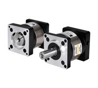 YEJMKJ Ratio 5:1 Planetary Gearbox for Nema 23 Stepper Motor 57-67mm Backlash 15 arcmin Input Shaft 21mm φ8mm Planetary Reducer for 57 Step Motor incl. 4 Screw 2 Plug 1 Key CNC 3D Printer Lathe