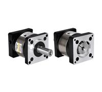 YEJMKJ Ratio 50:1 Planetary Gearbox for Nema 23 Stepper Motor 57-83mm Backlash 15 arcmin Input Shaft 21mm φ6.35mm Planetary Reducer for 57 Step Motor incl. 4 Screw 2 Plug 1 Key CNC 3D Printer Lathe