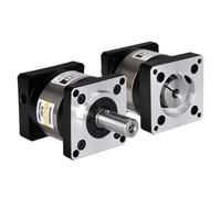 YEJMKJ Ratio 50:1 Planetary Gearbox for Nema 23 Stepper Motor 57-83mm Backlash 20 arcmin Input Shaft 21mm φ10mm Planetary Reducer for 57 Step Motor incl. 4 Screw 2 Plug 1 Key CNC 3D Printer Lathe