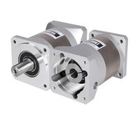 YEJMKJ Ratio 50:1 Planetary Gearbox for Nema 34 Stepper Motor 90-133mm Backlash 15 arcmin Input Shaft 41.5mm φ19mm Planetary Reducer for 86 Step Motor incl. 4 Screw 2 Plug 1 Key CNC 3D Printer Lathe