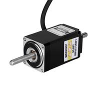 YEJMKJ Through Shaft Nema 11 Stepper Motor TR5x1 100mm 2 Phase 1.8 ° High Torque 11Ncm(15.58oz·in) Bipolar 1.2A 7.0Ω 51mm 28 Step Motor with T5 100mm Cable 1M for 3D Printer DIY Robot CNC