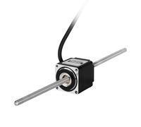 YEJMKJ Through Shaft Nema 11 Stepper Motor TR5x1 200mm 2 Phase 1.8 ° High Torque 6Ncm(8.5oz·in) Bipolar 1.0A 2.9Ω 31mm 28 Step Motor with T5 200mm Cable 1M for 3D Printer DIY Robot CNC