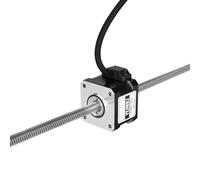 YEJMKJ Through Shaft Nema 17 Stepper Motor TR8x8 400mm 2 Phase 1.8 ° High Torque 0.3Nm(42.48oz·in) Bipolar 1.5A 2.7Ω 34mm 42 Step Motor with T8 400mm Cable 1M for 3D Printer DIY Robot CNC