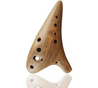 YEKAY Ocarina 12 Holes Ocarina Wooden F Tones Handmade Vintage Chinese Style Traditional Performance Musical Instruments For Beginner