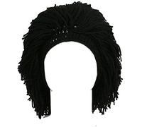 YEKEYI Barbarian Knit Beard Hat Wig Beanie Hat Funny Knit Hat For Adult Kid