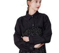YEKEYI Detachable Dickey Blouse False Collar Half Shirt Blouse Half Shirt Blouse Collar C-Black