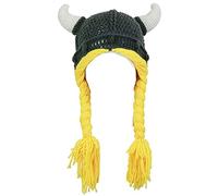 YEKEYI Girls Boys Winter Hat Earflap Hood Caps Viking Knit Hat Funny Knit Hat Kids Winter Hat Beanie