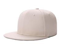 YEKEYI Unisex Baseball Cap Solid Color Visor Dad Cap Fishing hat Adjustable Snapback Hat Unisex Hip Hop Baseball Cap for Men Women Outdoor Activities Beige
