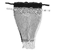 YEKEYI Women Double Layer Lady Lace Mock Camisole Clip-on Snappy Bra Insert Overlay Modesty Panel Vest New