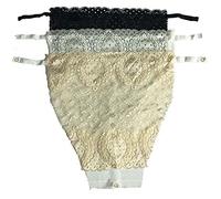 YEKEYI Women Double layer Lady Lace Mock Camisole Clip-on Snappy Bra Insert Overlay Modesty Panel vest New