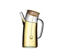 YEKIM Oil Dispenser Bottle Olive Oil Dispenser Bottle Large Capacity 750ml=25.36oz Oil Pourer Dispensing Bottles Glass Salad, Bbq, Kitchen Baking Oil Sprayer