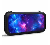 Yekiua Milky Way Carrying Case For Nintendo Switch And New Switch Oled Model(2021) Stunning Space Galaxy Gas Nebula Glowing Stars Protective Hard Shell Travel Carrying Case Pouch For Console