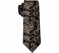 Yekiua Paisley Men's Ties Vintage Beautiful Traditional Decorative Floral Neck Tie Business Wedding Formal Fashion Necktie, Paisley Vintage, One Size