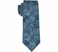 Yekiua Palm Leaves Men's Tie Tropical Exotic Fashion Trendy Floral Foliage Beautiful Botany Palm Tree Summer Formal Business Wedding Neckties Ties For Men, Palm Leaves, One Size