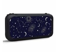 Yekiua Space Galaxy Carrying Case For Nintendo Switch And New Switch Oled Model(2021) Stars Constellation Sun Moon Protective Hard Shell Travel Carrying Case Pouch For Console & Accessories