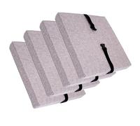 Yekuhe Bar Stool Seat Cushions Rectangle/Square, Non-Slip Dining Bar Stool Cushion Pads Vanity Bench Stool Cushions with Machine Washable Cover(#2,4PCS-50x50cmx5cm Thick)