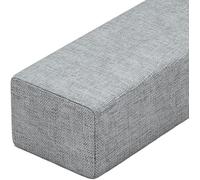 Yekuhe Double Bed Gap Filler Wall for Bed, Mattress Gap Filler Mattress Extender for King Size/Single/Queen Bed, Close The Gap Between Bed and Wall Side with Removable Cover(Light gray,120x10x25cm)