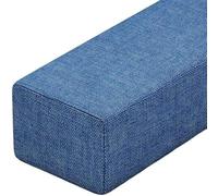 Yekuhe Double Bed Gap Filler Wall for Bed, Mattress Gap Filler Mattress Extender for King Size/Single/Queen Bed, Close The Gap Between Bed and Wall Side with Removable Cover(Dark blue,90x10x15cm)