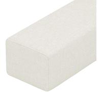 Yekuhe Double Bed Gap Filler Wall for Bed, Mattress Gap Filler Mattress Extender for King Size/Single/Queen Bed, Close The Gap Between Bed and Wall Side with Removable Cover(White,150x10x25cm)