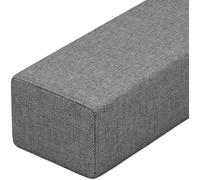 Yekuhe Double Bed Gap Filler Wall for Bed, Mattress Gap Filler Mattress Extender for King Size/Single/Queen Bed, Close The Gap Between Bed and Wall Side with Removable Cover(Grey,90x15x25cm)