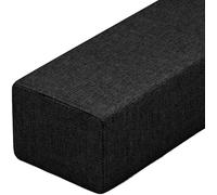 Yekuhe Double Bed Gap Filler Wall for Bed, Mattress Gap Filler Mattress Extender for King Size/Single/Queen Bed, Close The Gap Between Bed and Wall Side with Removable Cover(Black,90x5x10cm)