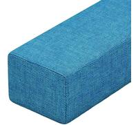 Yekuhe Double Bed Gap Filler Wall for Bed, Mattress Gap Filler Mattress Extender for King Size/Single/Queen Bed, Close The Gap Between Bed and Wall Side with Removable Cover(Lake blue,140x10x25cm)