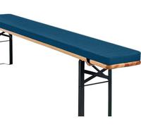 Yekuhe Garden Bench Cushion 2/3 Seater, 100/120/140160/180CM Bench Seat Pad Outdoor with Removable Cover & Non-Slip Straps, 3CM Thick Seat Cushions for Dining Bench Indoor(Blue,180x40x3cm)