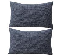 Yekuhe Pack of 2 Pillow Cases 40 x 60 50x80 30x50 Rectangle Cushion Covers Soft Stretch Throw Pillow Cover Large Decorative Pillowcases For Bedroom Sofa Pillows(Dark gray,30x50cm/12x20in)