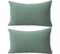 Yekuhe Pack of 2 Pillow Cases 40 x 60 50x80 30x50 Rectangle Cushion Covers Soft Stretch Throw Pillow Cover Large Decorative Pillowcases For Bedroom Sofa Pillows(Matcha green,40x70cm/16x28in)