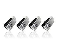 YEKUYEKU 4 Pieces Car Door Lights, Door Projector, Car Door Logo Lights, Led Welcome Door Projectors for All Series for A (Style 3)