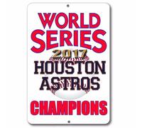Yelacaay Houston Texas Astros Mlb Baseball World Series Champions Mancave Bar Sign Gift Christmas Props Plaque/Tin Sign 8X12 Inch