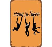 Yelacecca Hold On To The White Ch ibbon Posterfun Bathroom Decor Vertical Home Wall Decor Birthday Funny Vintage Metal Sign Poster 8X12 Inches