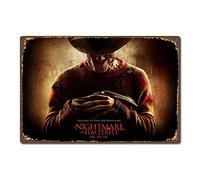 Yelacecca New Metal Sign Aluminum Sign A Nightmare On Elm Street Horror Film Movie Vintage Retro Metal Sign 8 X 12 Inch