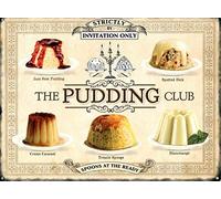 Yelacecca New The Pudding Club By Invitation Only Metal Tin Sign Tin Sign 7.8X11.8 Inch