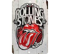 Yelacecca New Tin Sign Aluminum Retro Rolling Stones Rock Classic Vintage Metal Sign 8 X 12 Inch