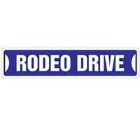 Yelacecca RODEO DRIVE Street Sign beverly hills california hollymetalca for Indoor Outdoor Yard Street Signs 16x4 inches