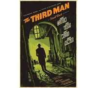 Yelacecca The Third Man Film Movie Poster Wall Plaqueposter Wall Decoration Home Bar Bar Small Restaurant Wall Decor Signage Funny Vintage Metal Sign Poster 8X12 Inches