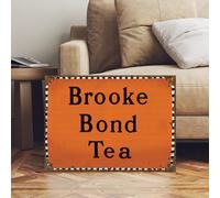 Yelacecca Vintage Style Cafe English Tea Brooke Bond Sign Vintage Metal Sign Plaque Poster 8X12 Inches