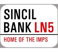 Yelaceccb Lincoln City Metal Street Sign Outside Or Inside Use Sincil Bank Outdoor Decoration Plaque 8X12 Inch