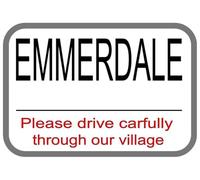 Yelaceccb New Metal Street Sign Emmerdale Ge Metal Street Sign 8X12 Inches