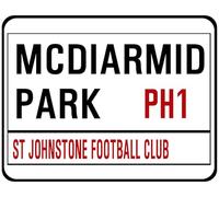 Yelaceccb New Metal Street Sign St Johnstone Fc Street Sign Mcdiarmid Park 8X12 Inches