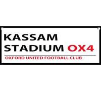 Yelaceccb Oxford United Sign Football Wall Door Plaque Sign 1143 Street Sign 8X12 Inches
