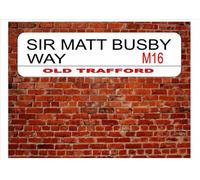 Yelaceccb Sir Matt Busby Way Novelty Street Metal Sign Street Sign 8X12 Inches