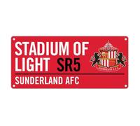 Yelaceccb Sunderland Colour Street Sign Official Licensed Football Product Afc Window Street Sign 8X12 Inches