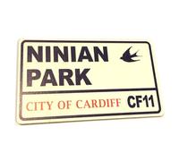 Yelaceccb Wales Ninian Park Rugby Football Supporter Street Sign Street Sign 8X12 Inches