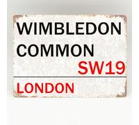 Yelaceccb Wimbledon Common Metal Sign London Street Novelty Retro Wall Plaque Vintage Decoration Props Plaque 8X12 Inch